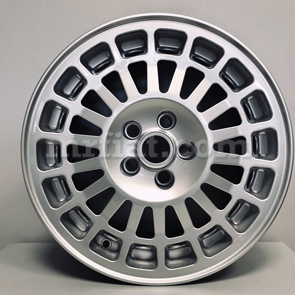 Lancia Delta Montecarlo HF Integrale 7 x 15 5x98 Silver Replica Wheel Rims Lancia   