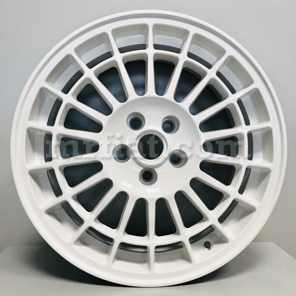 Lancia Delta Montecarlo HF Integrale White Replica Wheel 8 x 17 4X98 Style 1 Rims Lancia   