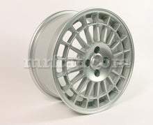 Cargar imagen en el visor de la galería, Lancia Delta HF Integrale Evoluzione Replica Silver Rim 7.5 x 16 Rims Lancia   
