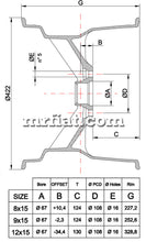 Load image into Gallery viewer, Ferrari 308 GTB GTS Campy Magnesium Replica Wheel 8 x 15
