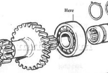 Load image into Gallery viewer, Fiat 500 126 Front Drive Shaft Bearing Transmission Fiat   
