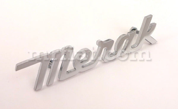 Masearati Merak Chrome Script 95 mm Emblems Maserati   