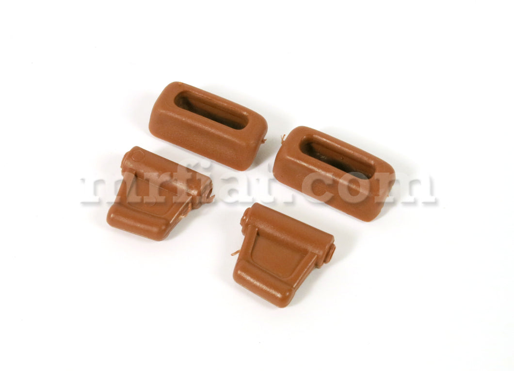 Mercedes R107 W107 Tobacco Sun Visor Clips Set Interior Mercedes   