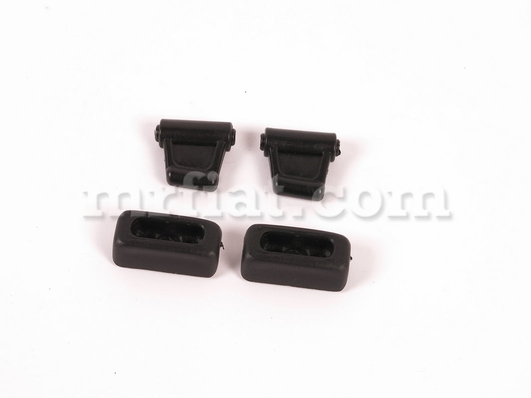 Mercedes R107 W107 Black Sun Visor Clips Set Interior Mercedes   