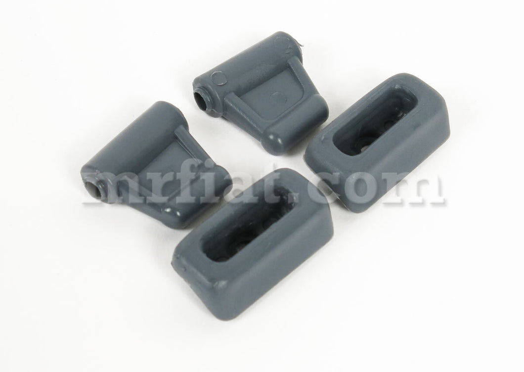 Mercedes R107 W107 Grey Sun Visor Clips Set Interior Mercedes   