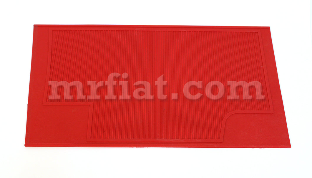 Mercedes W107 W108 W113 W115 W116 W123 Red Rubber Heel Mat Interior Mercedes   