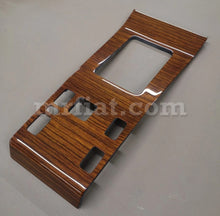 Cargar imagen en el visor de la galería, Mercedes W124 Zebrano Wood Center Console Frame Interior Mercedes   
