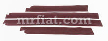 Cargar imagen en el visor de la galería, Mercedes W114 W115 Coupe Burgundy Door Sill Rubber Set Doors Mercedes   
