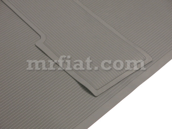 Mercedes W180 220 a 220 S Cab Coupe Grey Trunk Floor Rubber Mat Set 2 Pcs Interior Mercedes   