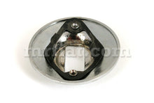 Load image into Gallery viewer, Mercedes 190 SL Escutcheon Chrome Inner Door Lock Mount Late OEM Doors Mercedes   
