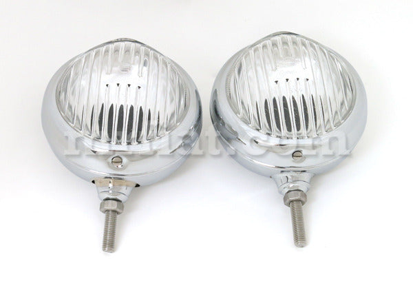 Porsche 356 A B Bosch Clear Round Fog lamps Lights Porsche   