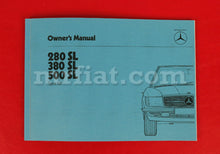 Cargar imagen en el visor de la galería, Mercedes 280 380 500 SL English Owner's Manual Accessories Mercedes
