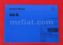 Cargar imagen en el visor de la galería, Mercedes 560 SL English Owner's Manual Accessories Mercedes
