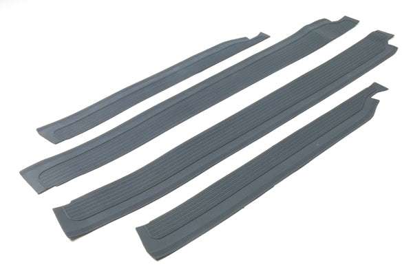 Mercedes W108 250 280 S SE SEL300 SEB Grey Door Sill Rubber Mat Set 4 Pcs Interior Mercedes   