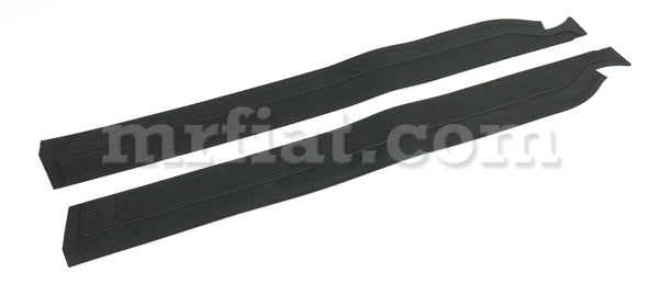 Mercedes W109 300 SEL Black Door Sill Rubber Mat Half Set Interior Mercedes   