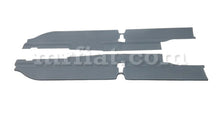 Cargar imagen en el visor de la galería, Mercedes W120 W121 180 190 Ponton Grey Door Sill Rubber Mat Set 2 Pcs Interior Mercedes
