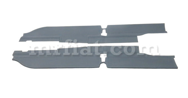 Mercedes W120 W121 180 190 Ponton Grey Door Sill Rubber Mat Set 2 Pcs Interior Mercedes   