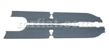 Load image into Gallery viewer, Mercedes W180 220a 220 S Cab Coupe Grey Door Sill Rubber Mat Set 2 Pcs Interior Mercedes

