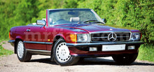 Load image into Gallery viewer, Mercedes R107 SL Red Indoor Fabric Car Cover 1971-89 Accessories Mercedes   
