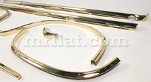 Load image into Gallery viewer, Mercedes Ponton 220 S SE Cabrio Coupe Brass Trim Kit 10 Pcs Doors Mercedes   
