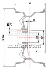 Load image into Gallery viewer, De Tomaso Pantera GR4 Magnesium Campy Front Wheel 10x15" Rims De Tomaso

