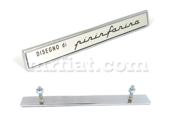 Disegno Di Pininfarina Aluminum Emblem Emblems Pininfarina   