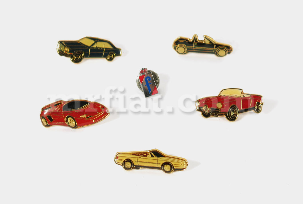 Pininfarina 6 Piece Pin Set Emblems Pininfarina   