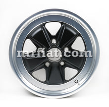 Cargar imagen en el visor de la galería, Porsche 911 SC 914 6 Fuchs Wheel 6x16 Matt Black Rims Porsche
