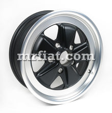Cargar imagen en el visor de la galería, Porsche 911 SC 914 6 Fuchs Wheel 6x16 Matt Black Rims Porsche

