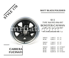 Cargar imagen en el visor de la galería, Porsche Boxster Cayman 9X18 Reproduction Fuchs *Made in Italy* Rims Porsche   
