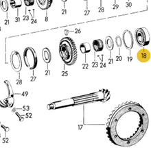 Load image into Gallery viewer, Porsche 356 Pre A A T1 Bearing Pinion Shaft Transmission Porsche   
