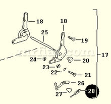 Cargar imagen en el visor de la galería, Porsche 356 BT5 Seat Reclining Leaf Spring Interior Porsche   
