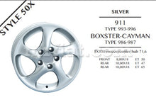 Load image into Gallery viewer, Porsche Boxster Cayman Type 986 987 Wheel 10X18 Style 50X *Made in Italy* Rims Porsche
