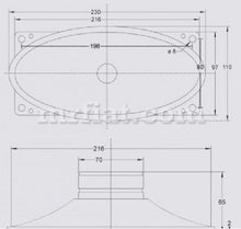 Cargar imagen en el visor de la galería, Porsche 911 912 Central Dashboard Speaker 1965-73 Interior Porsche   
