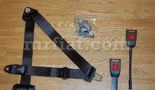 Cargar imagen en el visor de la galería, Porsche 911 912 Front Three Point Seat Belts Set 1965-93 Premium Quality Interior Porsche   
