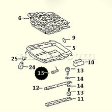 Cargar imagen en el visor de la galería, Porsche 911 912 Left Spring Seat Adjuster Interior Porsche   
