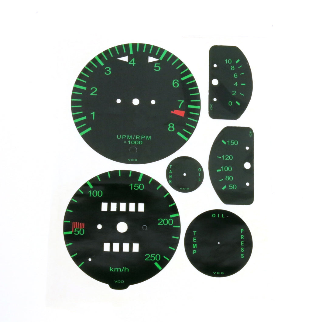 Porsche 911 912 1st Series Instruments Graphics Set Interior Porsche   