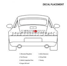 Load image into Gallery viewer, Porsche 911/930 Engine Oil Level Sticker 1981-89 Accessories Porsche
