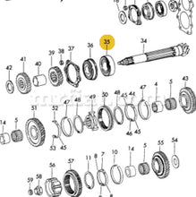 Load image into Gallery viewer, Porsche 911/930 Cylindrical Roller Bearing 1st Oversize 1972-89 Transmission Porsche
