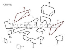 Load image into Gallery viewer, Porsche 911 Rear Quarter Panels Set 1966-73 Interior Porsche
