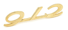 Load image into Gallery viewer, Porsche 912 Rear Trunk Gold Script Luggage Compartment Porsche

