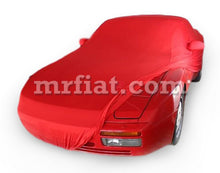 Load image into Gallery viewer, Porsche 924 944 968 Red Indoor Fabric Car Cover W/ Mirror Pockets 89-95 Accessories Porsche   
