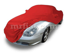 Load image into Gallery viewer, Porsche Boxster 986 Red Indoor Fabric Car Cover W/ Mirror Pockets 96-04 Accessories Porsche   
