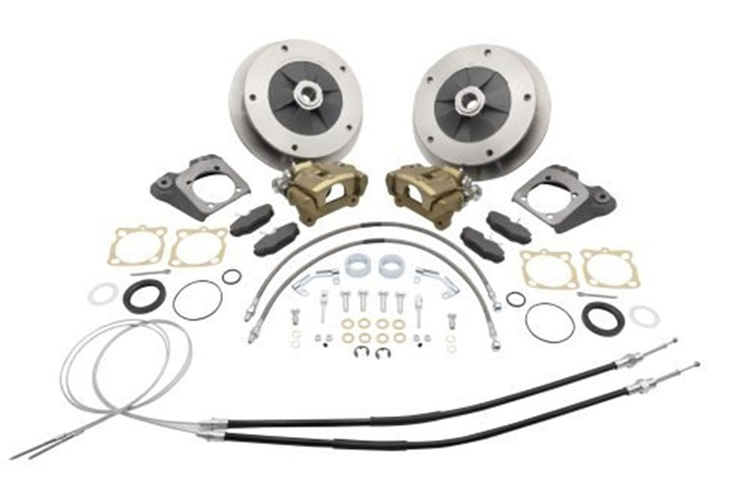 Volkswagen Beetle 1967-72 Rear Disc Brakes Set Brakes Volkswagen   