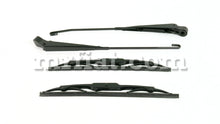 Load image into Gallery viewer, &quot;Porsche 911/912/964 Stainless Steel Wiper Black/Set 4-pcs Models1965-94 Wiper System Porsche
