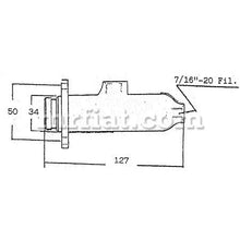 Load image into Gallery viewer, Topolino A Master Brake Cylinder 19.5 mm Brakes Fiat   
