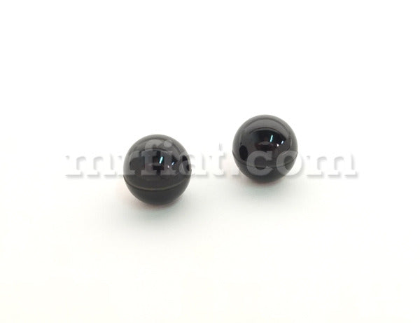 Topolino Black Seat Knobs Set Interior Fiat   