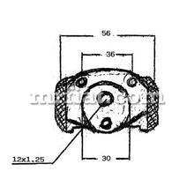 Load image into Gallery viewer, Topolino A Brake Cylinder 19.05 mm Brakes Fiat   
