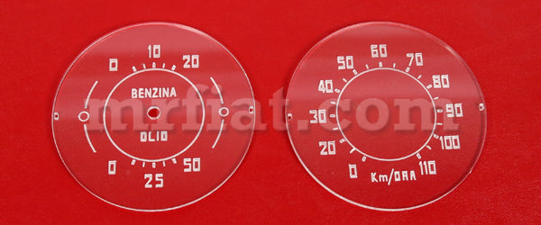 Topolino C Instrument Lenses Set 87mm Accessories Fiat   