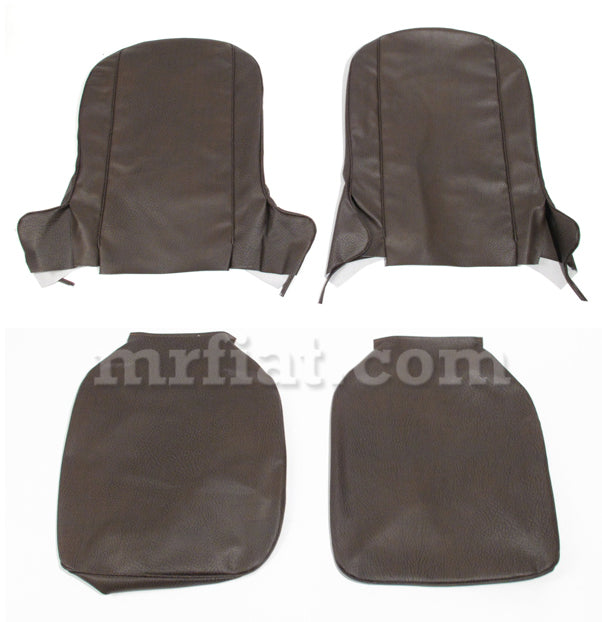 Topolino C Brown Vinyl Seat Covers Set Interior Fiat   